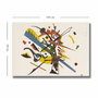 Wallity 70100KANDINSKY016 Vasili Kandinsky Lienzo Decorativo Multicolor 70x100 cm